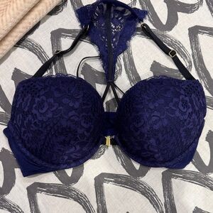 La SENZA Navy Lace Bra